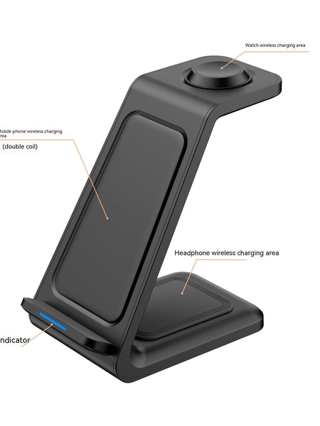 Three-in-one Wireless Charger Fast Charging Desktop Vertical