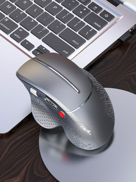 Wireless Vertical Mouse Side Roller Ergonomics