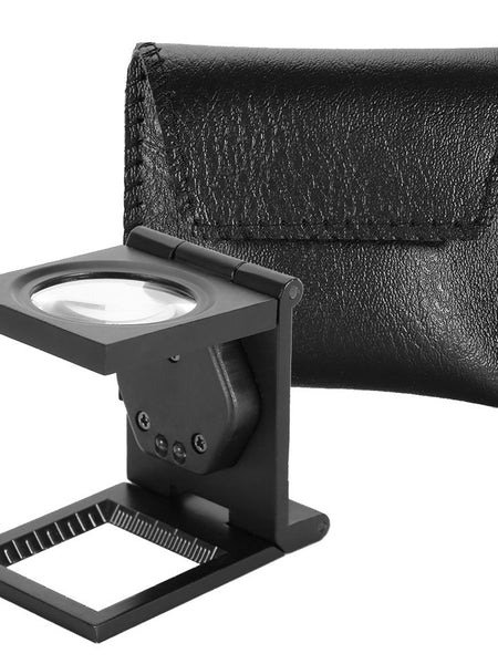 30X Folding Pocket Loupe Portable Magnifier for Phone Computer Repairing