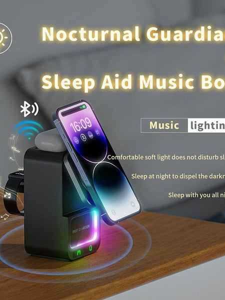 Bluetooth Speaker 5-in-1 Wireless Charger