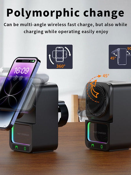 Bluetooth Speaker 5-in-1 Wireless Charger
