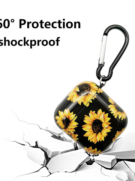 Compatible with Apple, Airpods1 2 Earphone Case Flamingo Sunflower Source Direct Supply Case Applicable