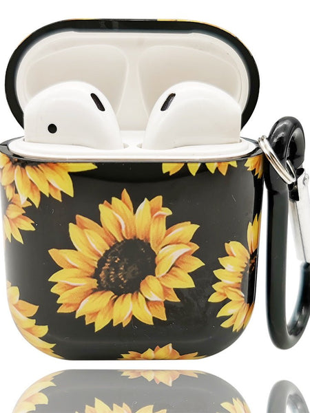Compatible with Apple, Airpods1 2 Earphone Case Flamingo Sunflower Source Direct Supply Case Applicable