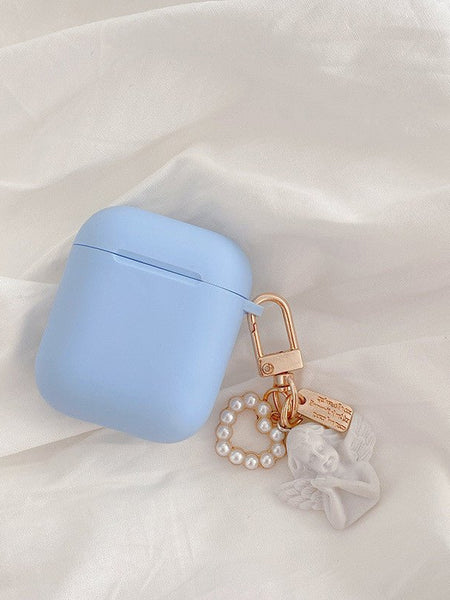 Compatible with Apple, Compatible with Apple , Little Angel Earphone Cover Suitable For Airpods Protective Cover  Personality Creative Female Tide Soft Shell Silicone