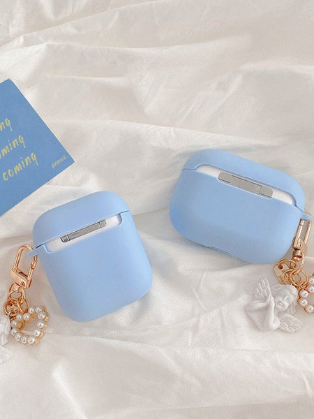 Compatible with Apple, Compatible with Apple , Little Angel Earphone Cover Suitable For Airpods Protective Cover  Personality Creative Female Tide Soft Shell Silicone