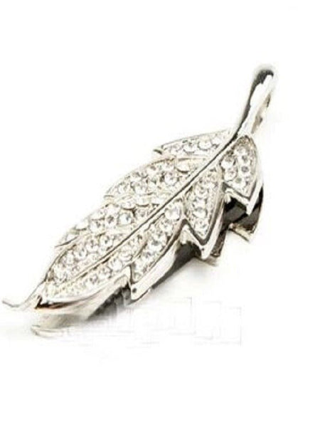 Crystal Jewelry Leaf USB Flash Drive Couple Personality Maple Leaf Fashion