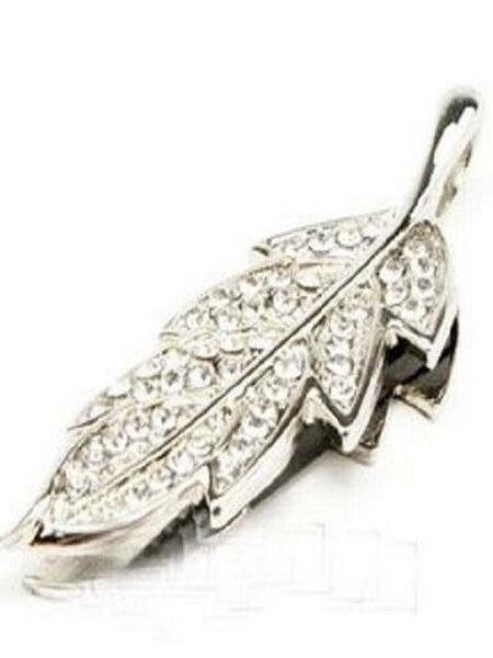 Crystal Jewelry Leaf USB Flash Drive Couple Personality Maple Leaf Fashion