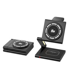 Folding Mobile Phone Headset Watch Three-in-One Wireless Charger
