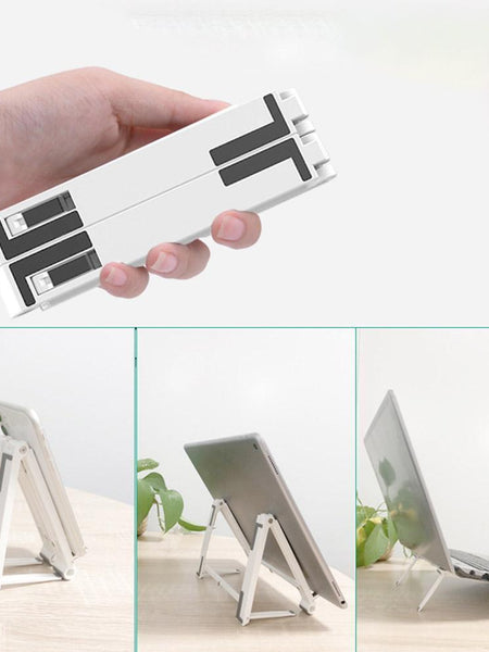 Heightening And Folding Three-in-one Multifunctional Computer Stand