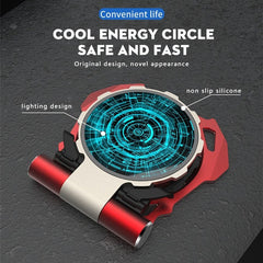 Iron Man Metal QI Wireless Charger Stand Desktop Mobile Phone Charger