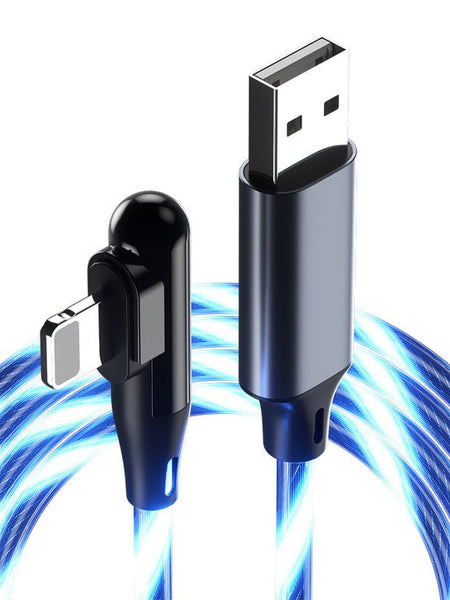 Luminous Elbow Streamer Data Cable Fast Charge