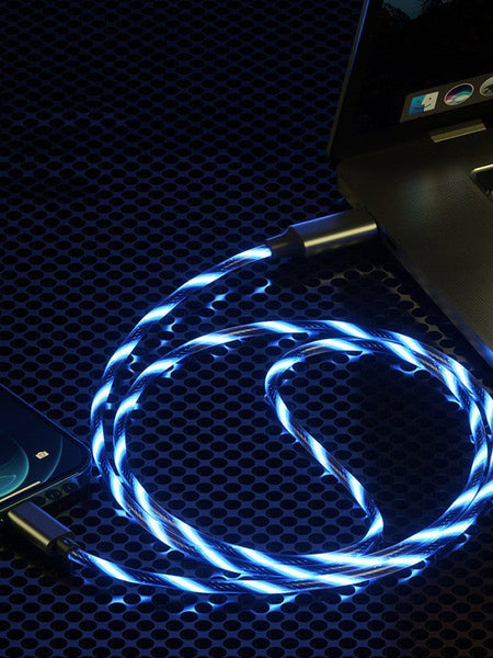 Luminous Elbow Streamer Data Cable Fast Charge