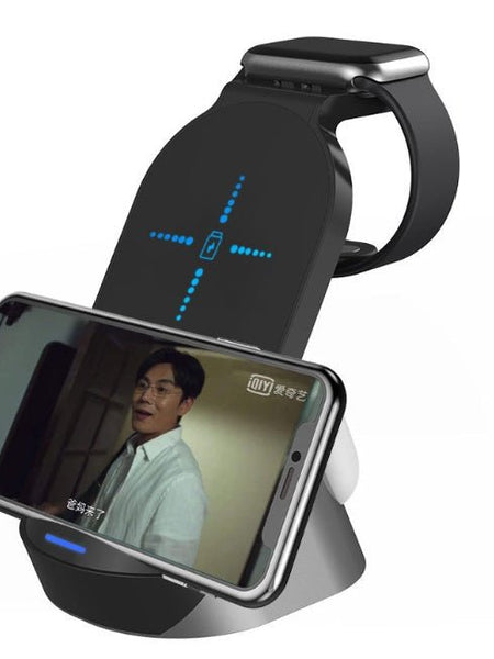 Mobile Phone Watch Earphone Charging Stand 15W Fast Charging Base