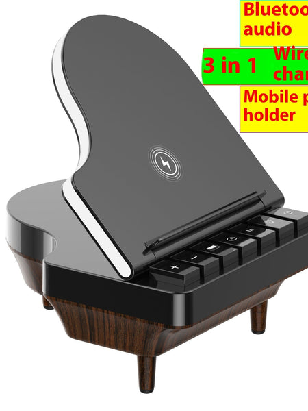 Multi-function Bluetooth Speaker 3 In 1 Wireless Charger With Mobile Phone Holder