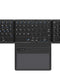 New B055 Business Leather Large Touch Version Bluetooth Folding Keyboard