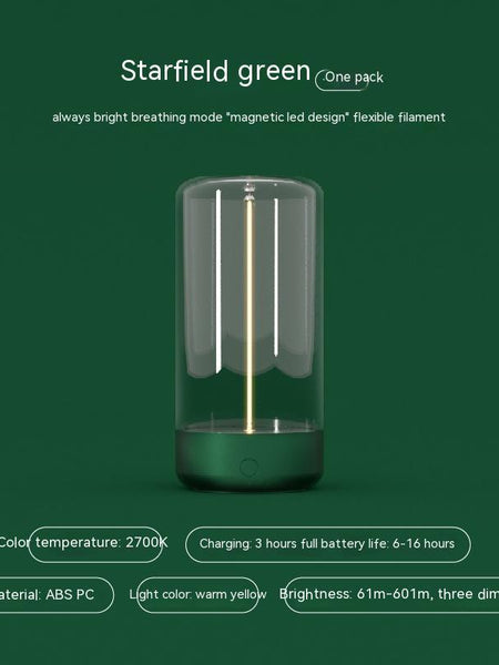 New LED Camping Light Type-c Rechargeable Portable Night Light With High Transparency And Anti Drop Creative Atmosphere Light