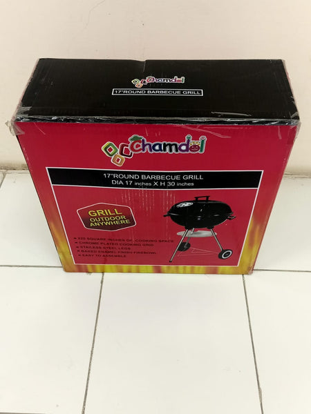 Portable Iron BBQ Grill With Hob ©