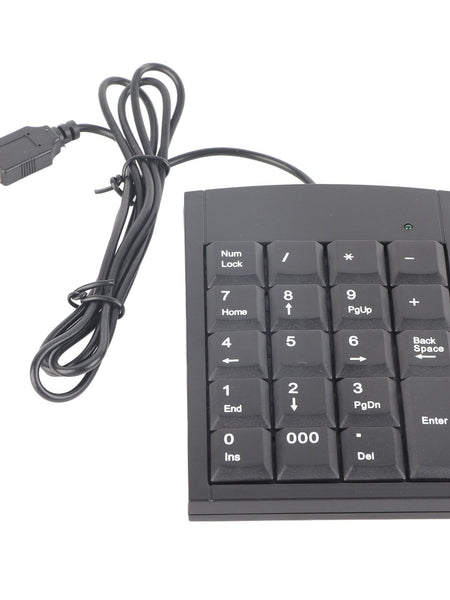 Portable Mini USB Numeric Keypad Number Keyboard for Laptop