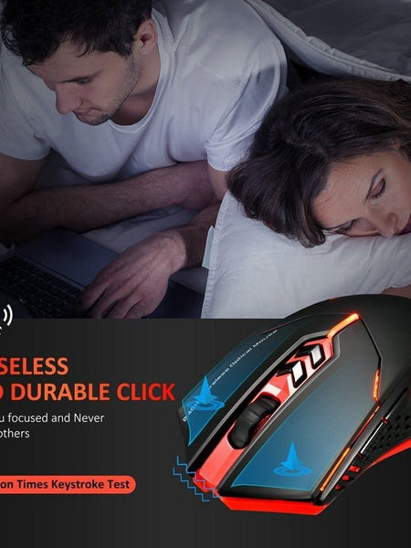 Power-Saving Silent Luminous Wireless Mouse