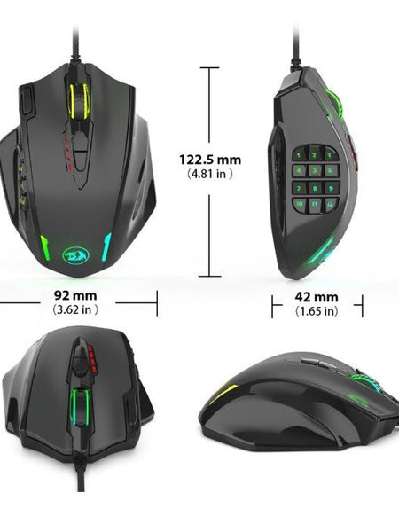 Red Dragon M908 One-Hander Macro Defines Mouse