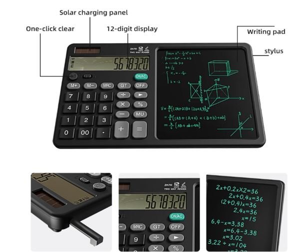 Solar Powered Desk Calculator