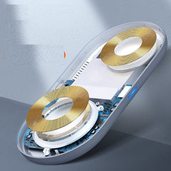 Spacecraft Series Desktop Magnetic Three-in-one Wireless Charger Vertical Charging Desktop Storage Bracket