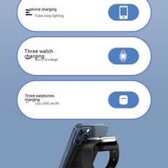 Three-in-one Wireless Charger Fast Charging Desktop Vertical