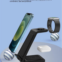 Three-in-one Wireless Charger Fast Charging Desktop Vertical