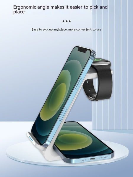 Three-in-one Wireless Charger Fast Charging Desktop Vertical
