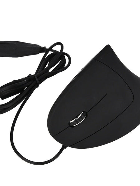USB Wired Left Hand Vertical Mouse Ergonomic Gaming Mouse Wrist Healthy Mouse