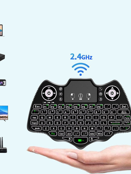 V18 Wireless Mini Flying Keyboard Mouse Remote Control