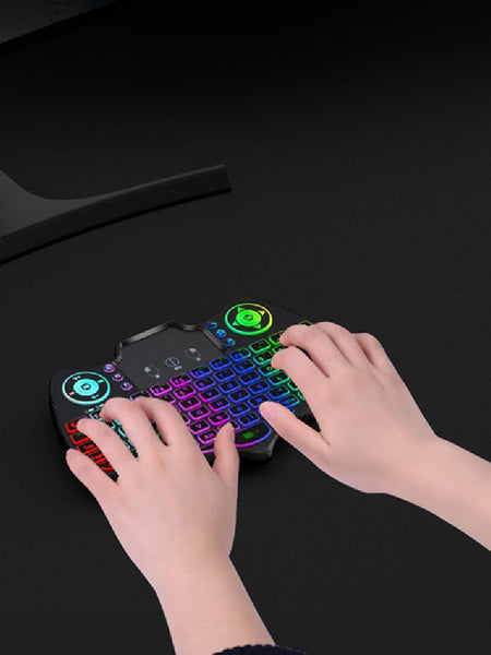 V18 Wireless Mini Flying Keyboard Mouse Remote Control
