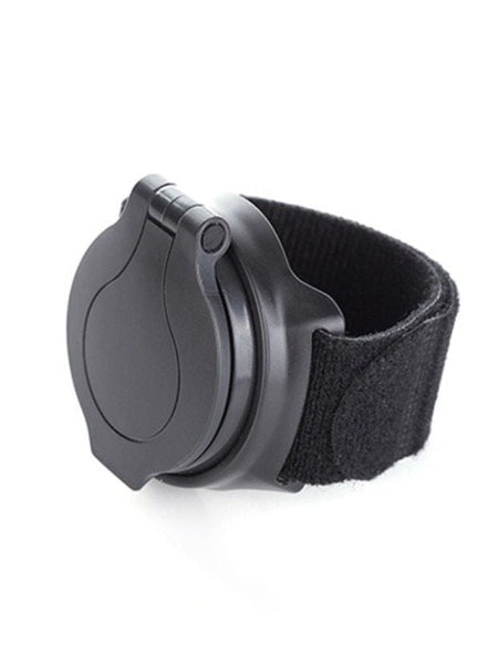 Wrist riding rear view mirror