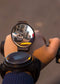 Wrist riding rear view mirror
